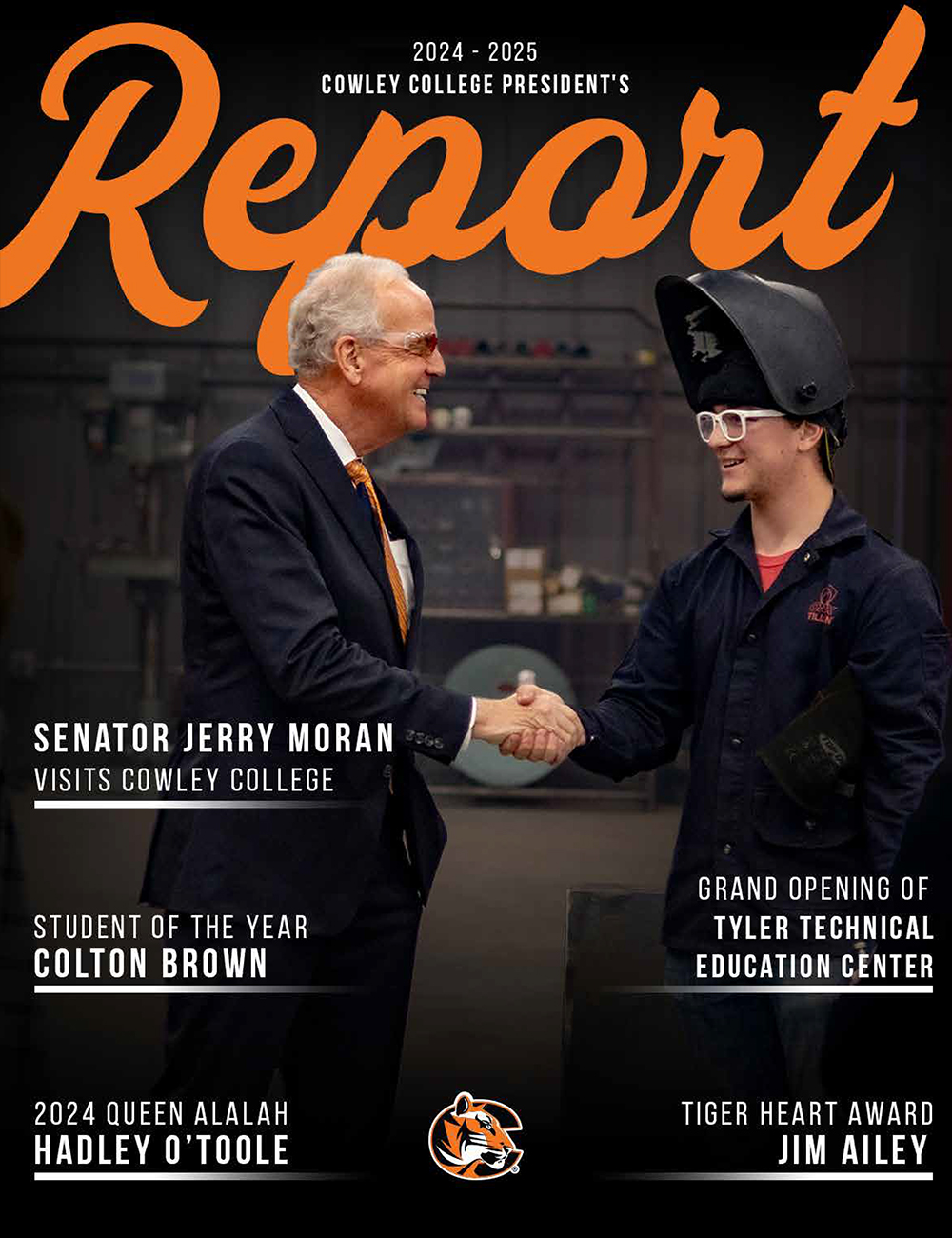 senator moran visits cowley college