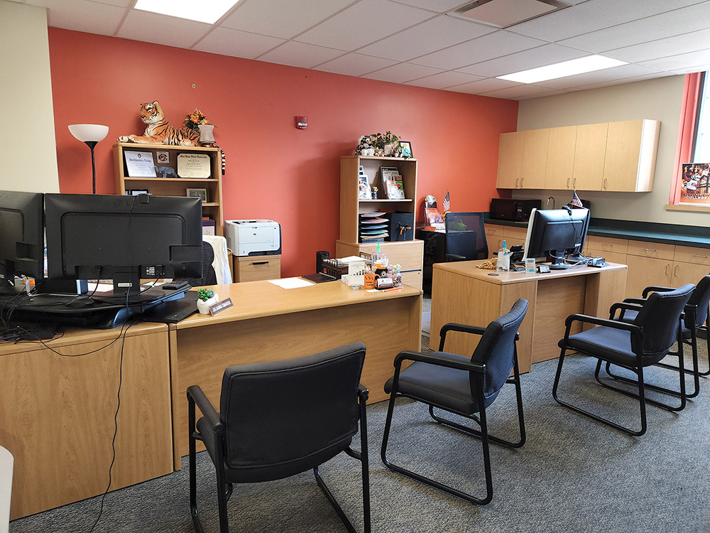 Mulvane Center office received a fresh coat of paint