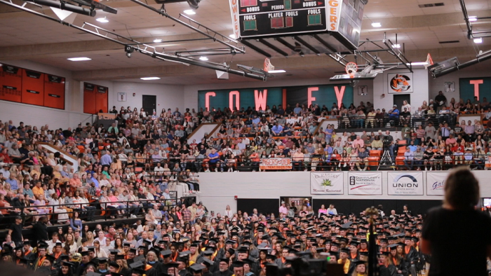 commencement ceremony at cowley college