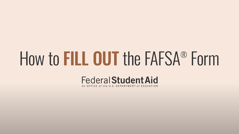 how to fill out FAFSA