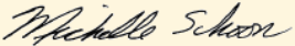 Michelle Schoon Signature