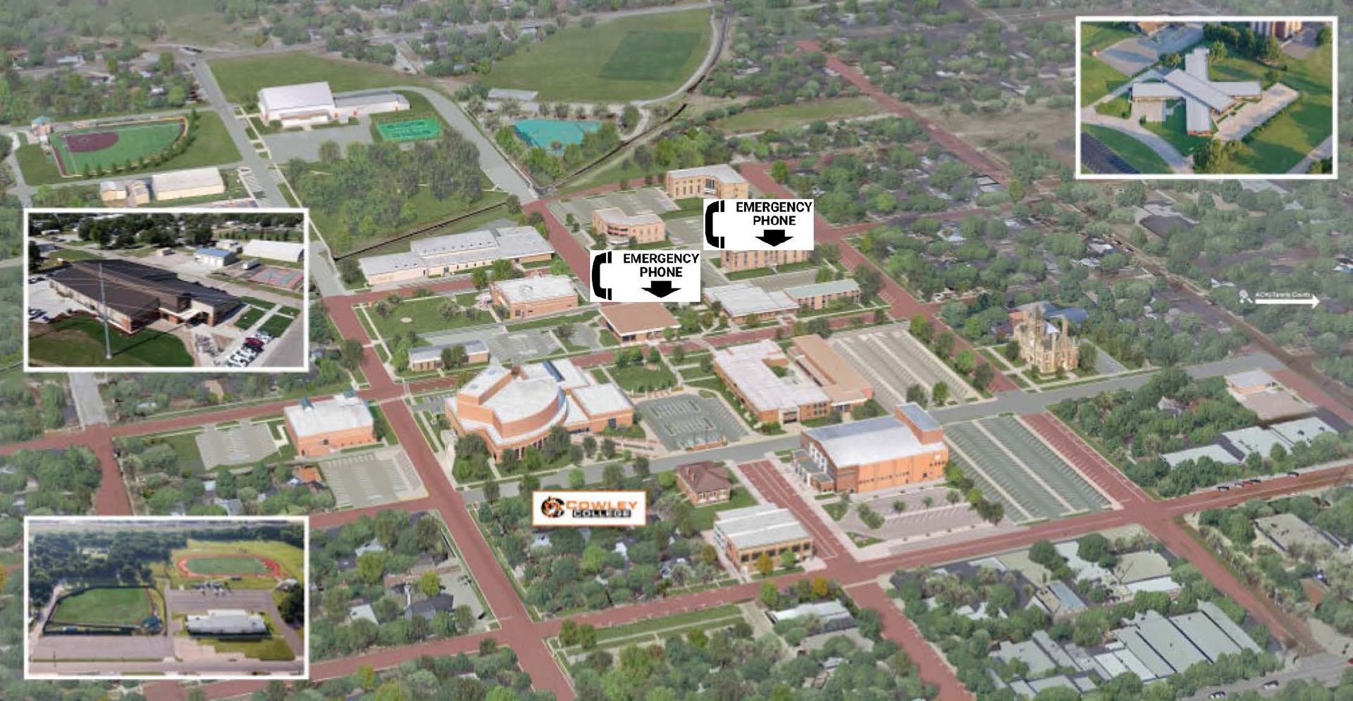 emergency phone locations map