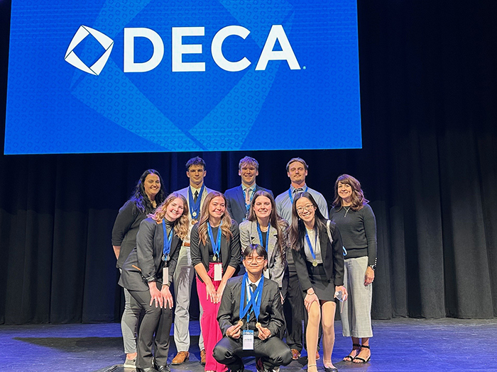 cowley college DECA students