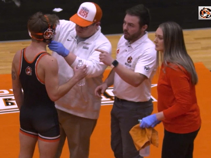 Cowley Athletic Trainers at work