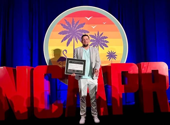Kris Ripley with NCMPR Awards