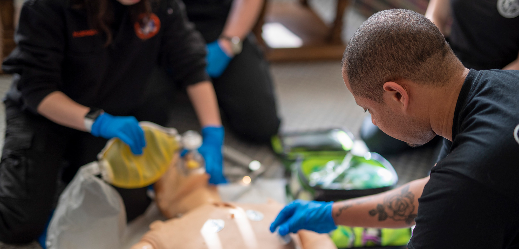 emt students in class